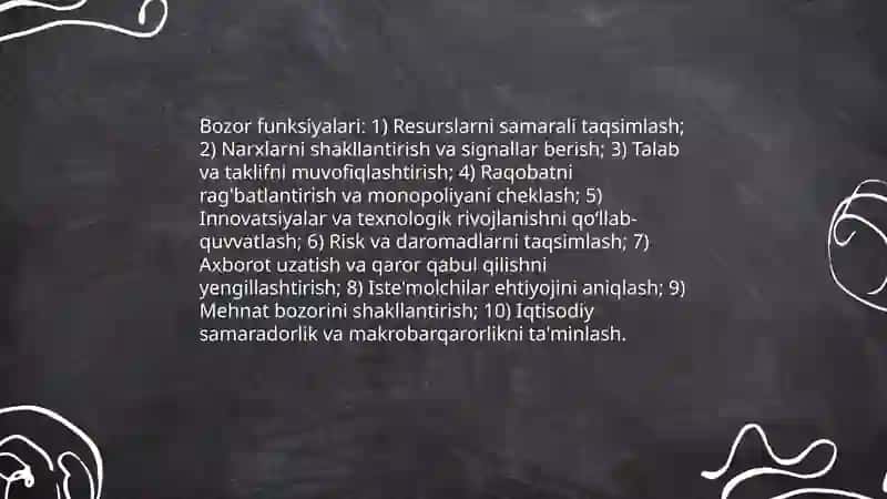 Bozor va bozorning turlari 4