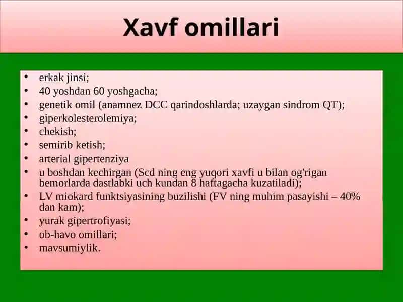 Tasodifiy yurak o'limi 4