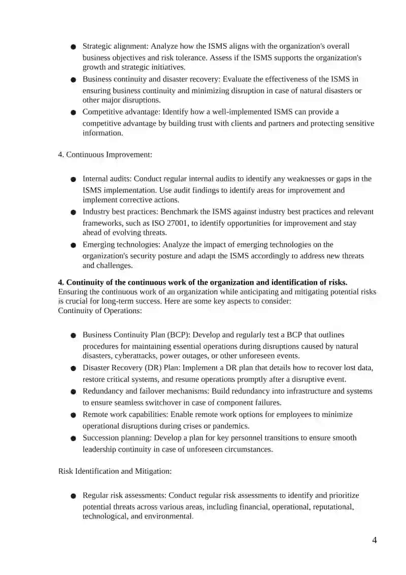 Information Security Obligations and Responsibilities 4