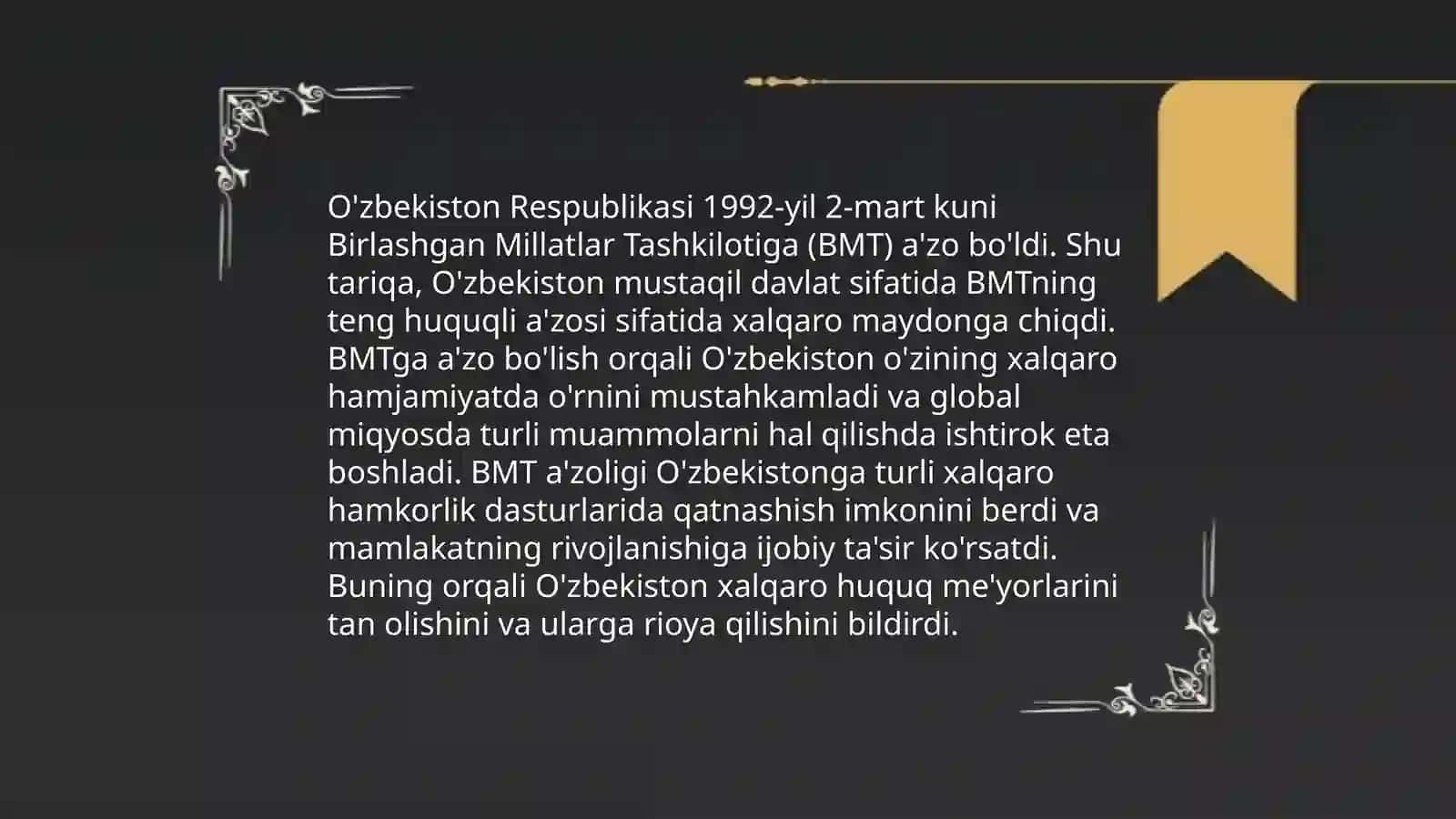 O'zbekiston va jahon hamiyati 4