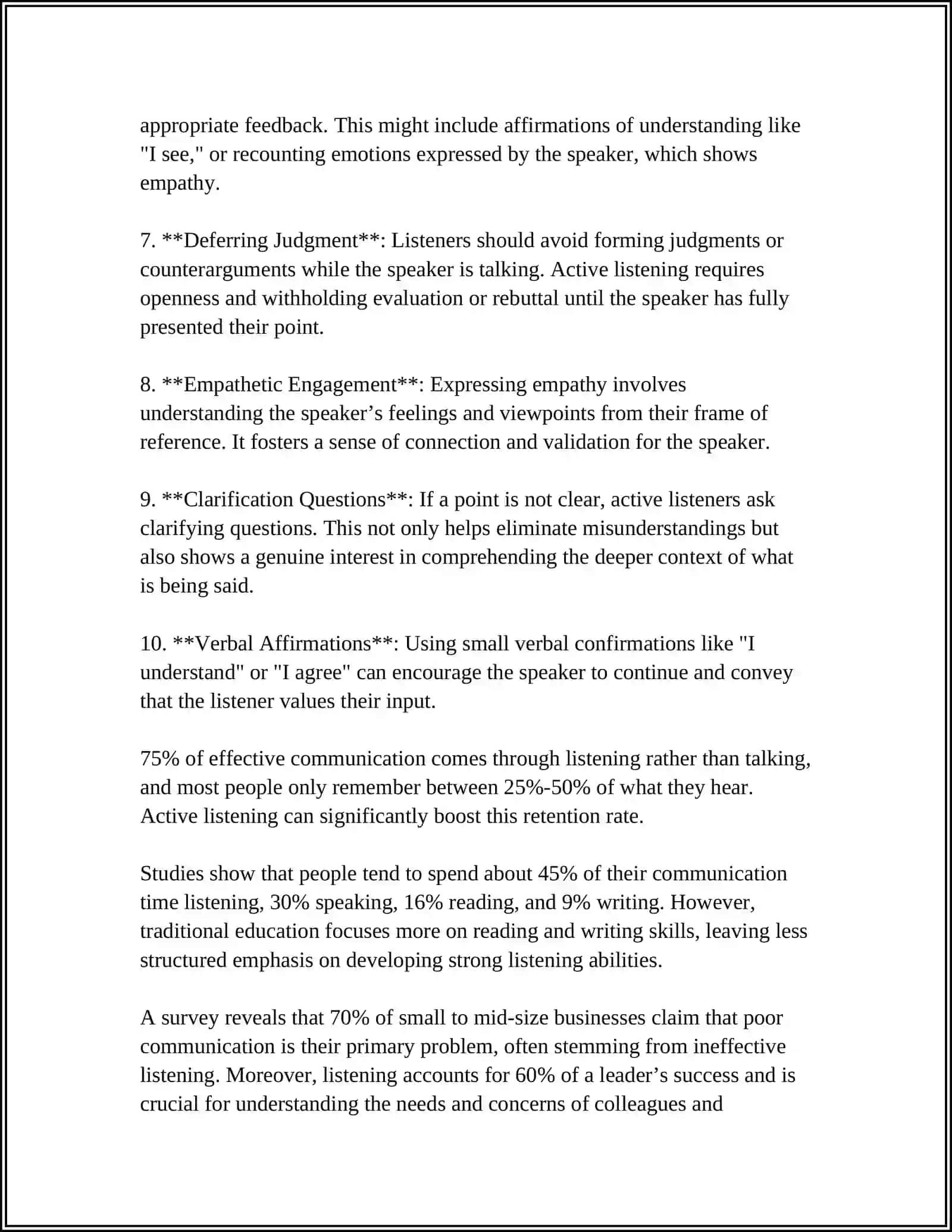 Active Listening Techniques 4