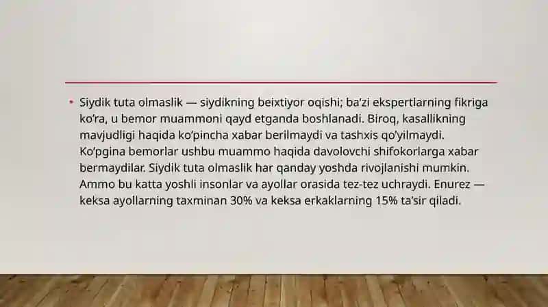 Siydiktutaolmaslik 4