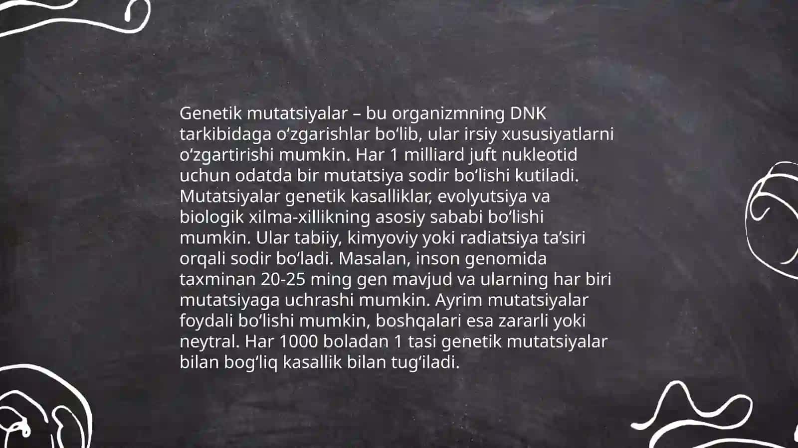 Mutatsiya turlari 4