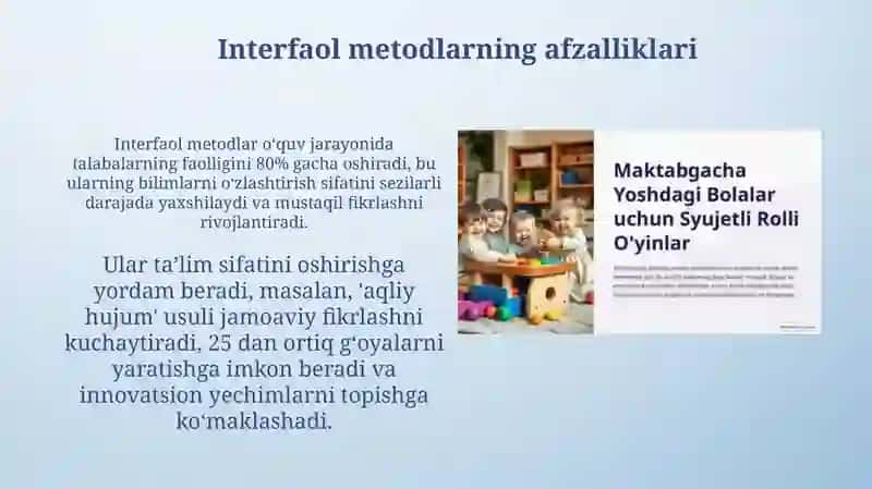 Interfaol metodlar va ularni qoʻllash mahorati 4