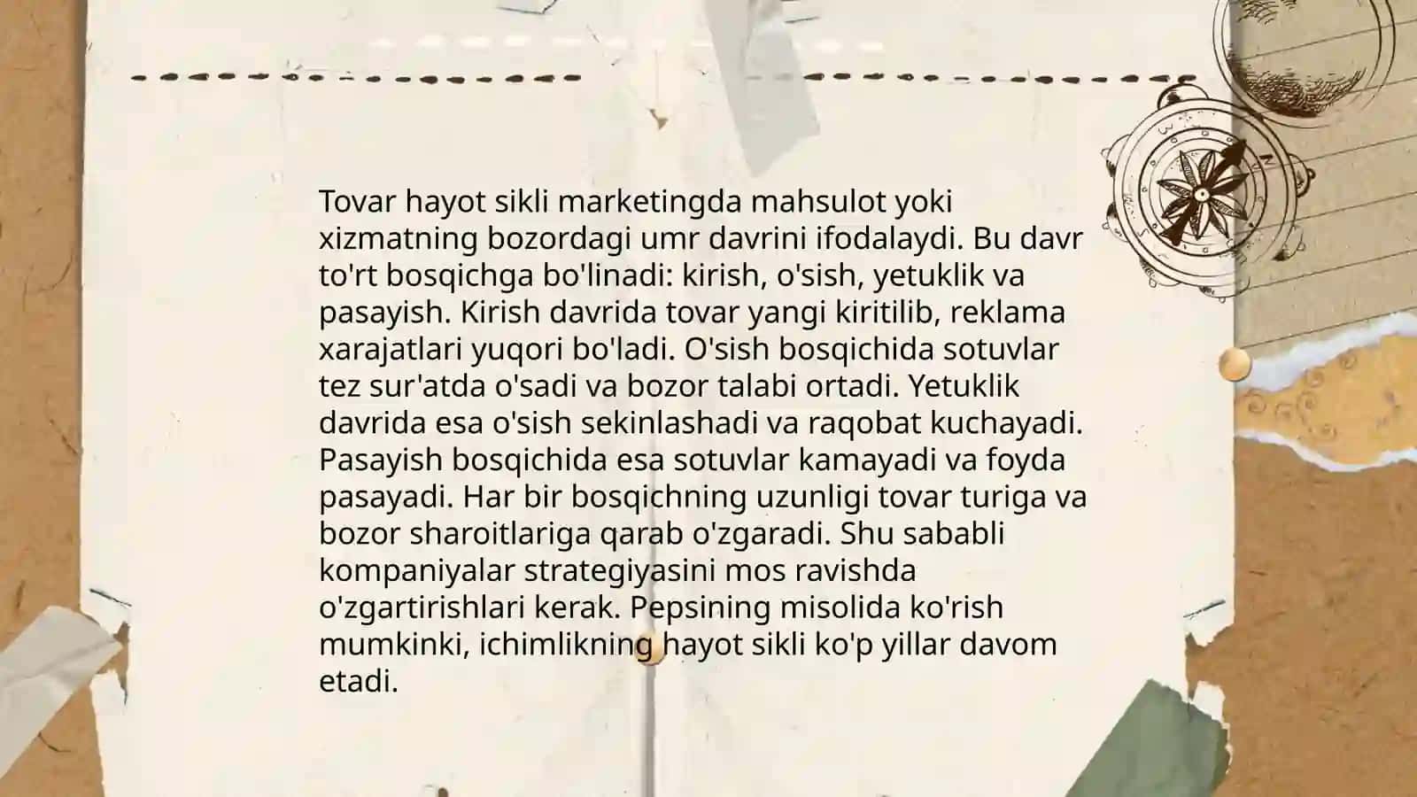Tovar siyosati 4