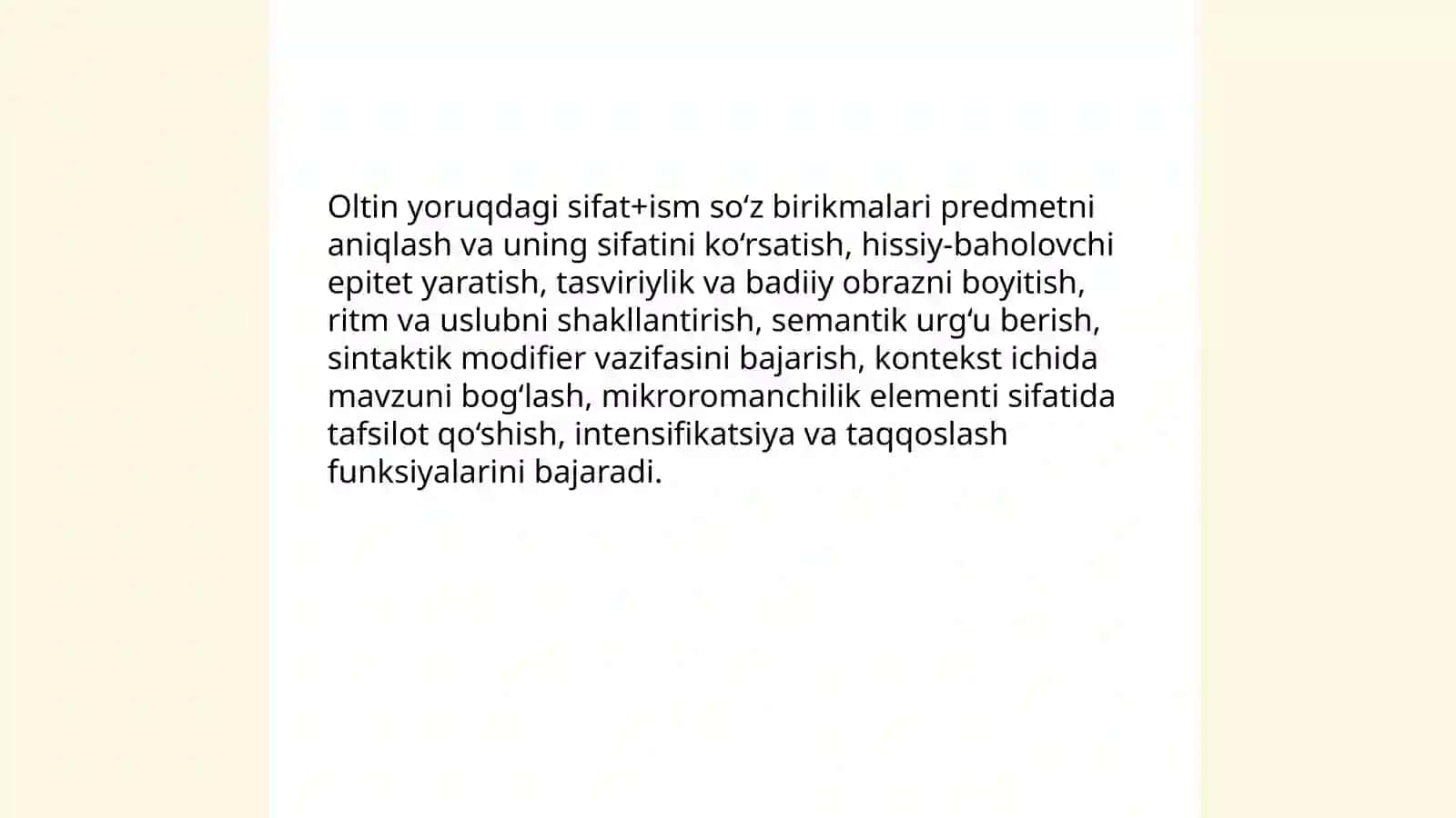 Oltin yoruqdagi “sòz birikmalari 4