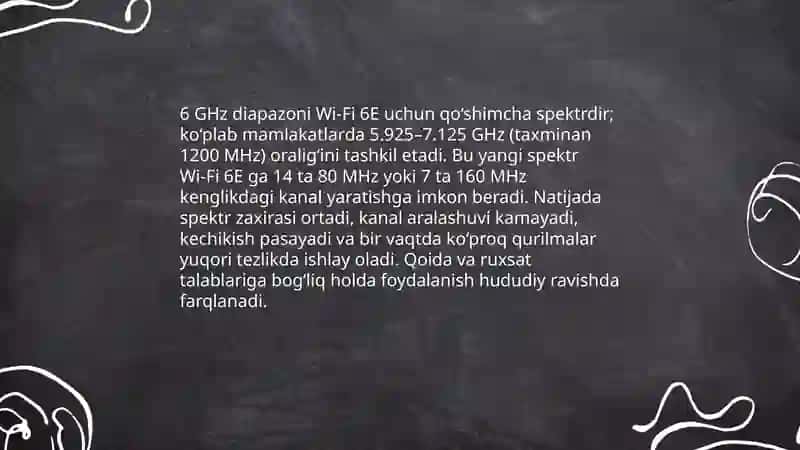 Wi-Fi 6E va Wi-Fi 7 texnologiyalari 4
