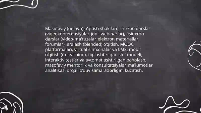 Zamonaviy o‘qitish shakllari va uslublari 4