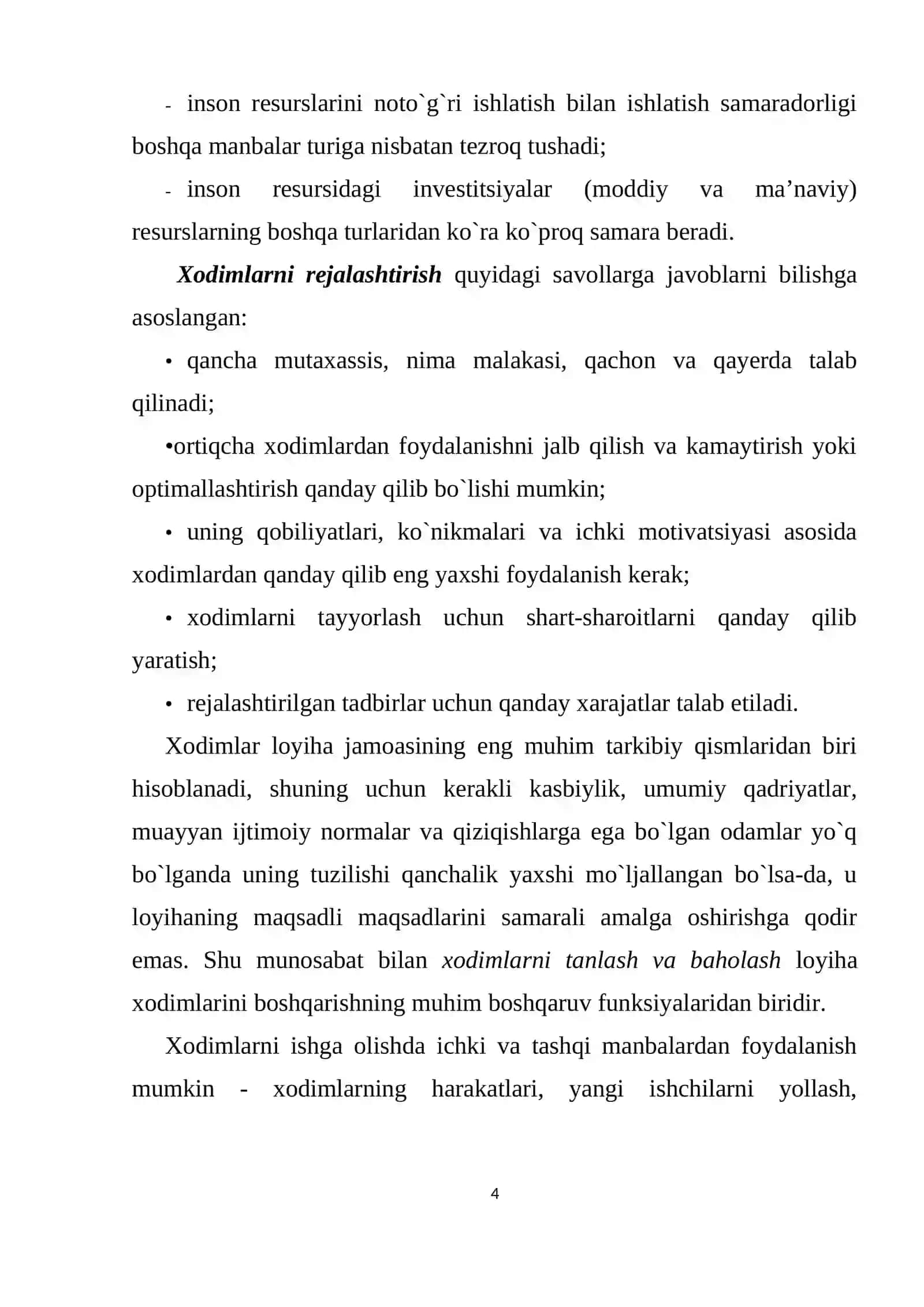 Xodimlarni boshqarishning asosiy prinsiplari 4