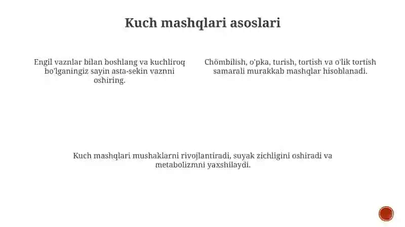 Umumrivojlantiruvchi mashqlar 4