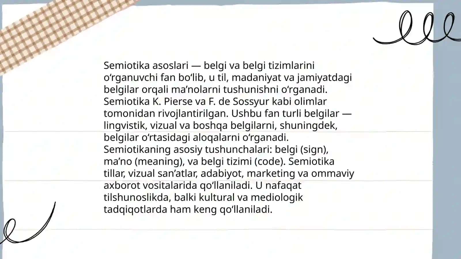 Tilshunoslik va semiotika 4