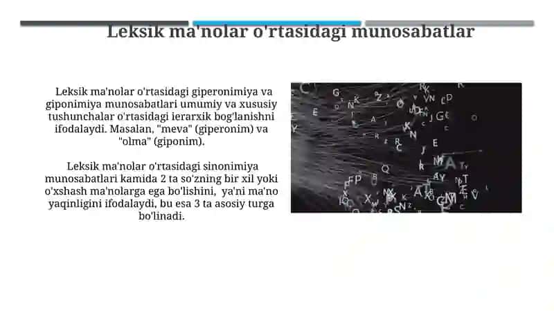 Ko'p Ma'noli So'zlarning Turlari 4