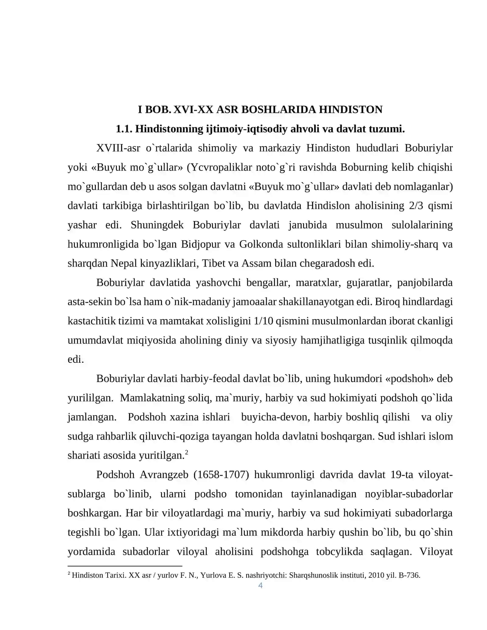 Hindistonda Angliya hukmronligining o’rnatilishi 4