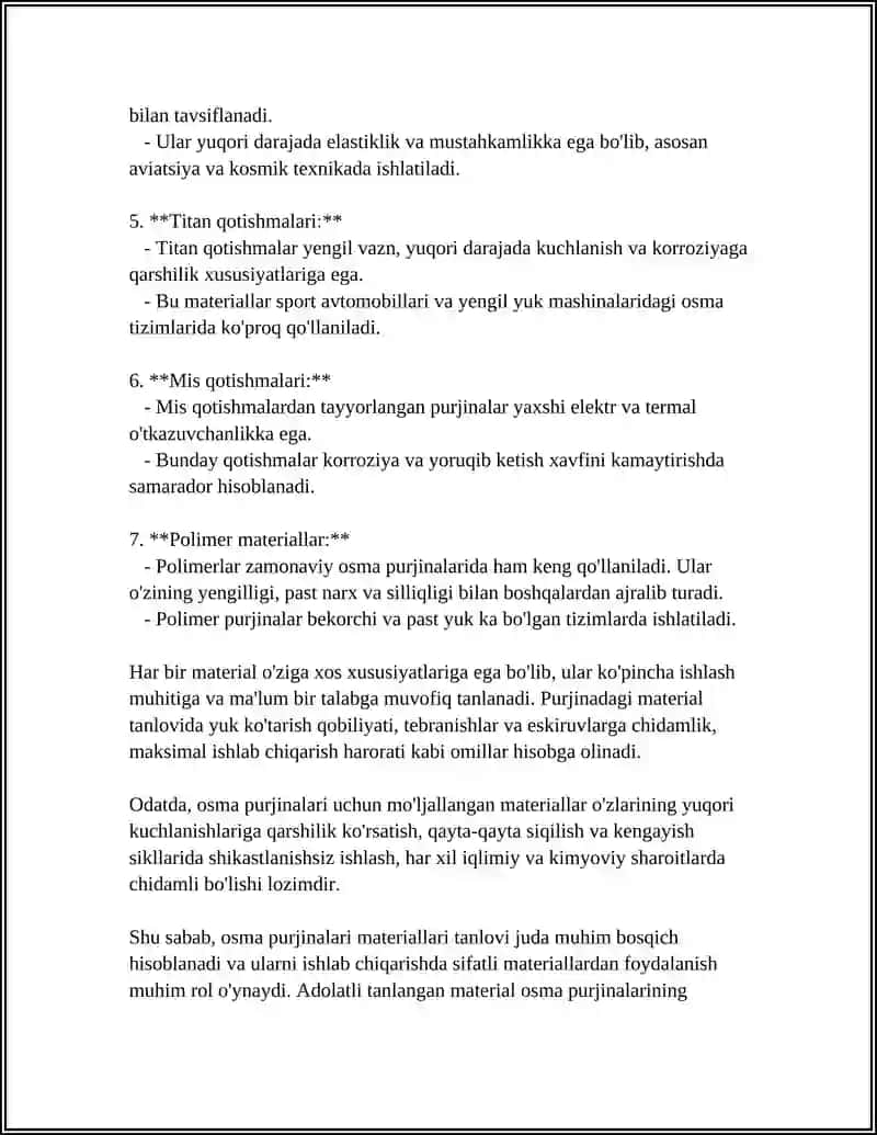 OSMA PURJINALARI MATERIALLAR 4