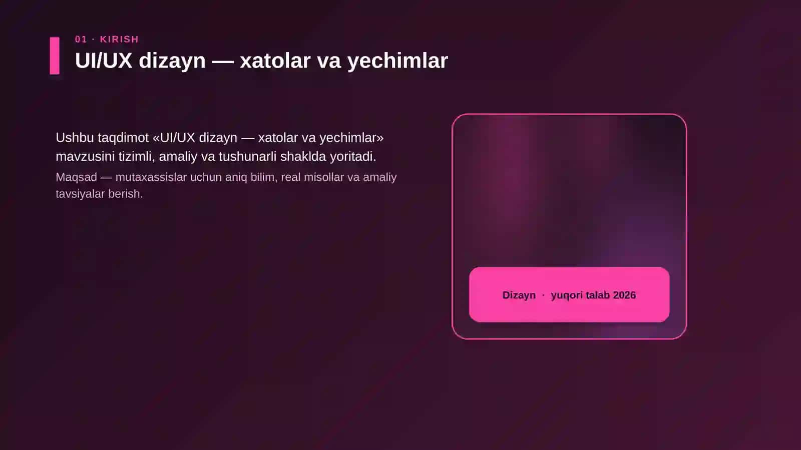 UI/UX dizayn — xatolar va yechimlar 4