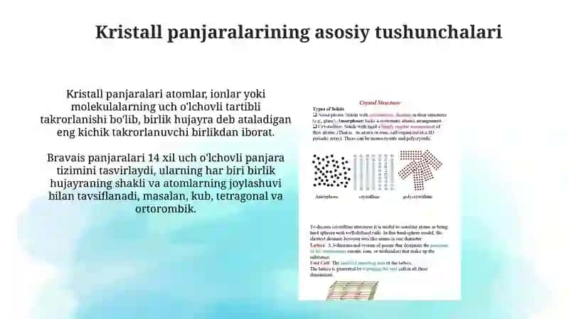 Kristall panjara turlari 4