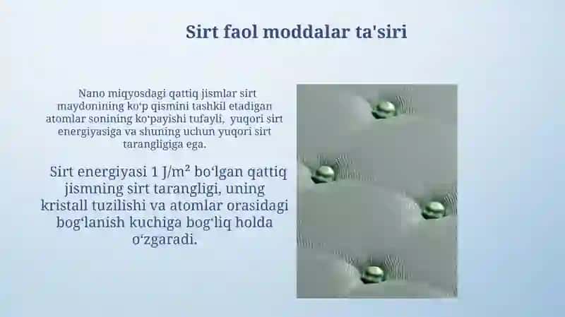 Qattiq jismlarning sirt tarangligi 4