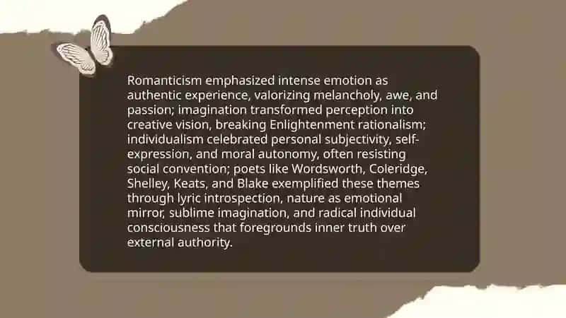 Romanticism in English literature 4