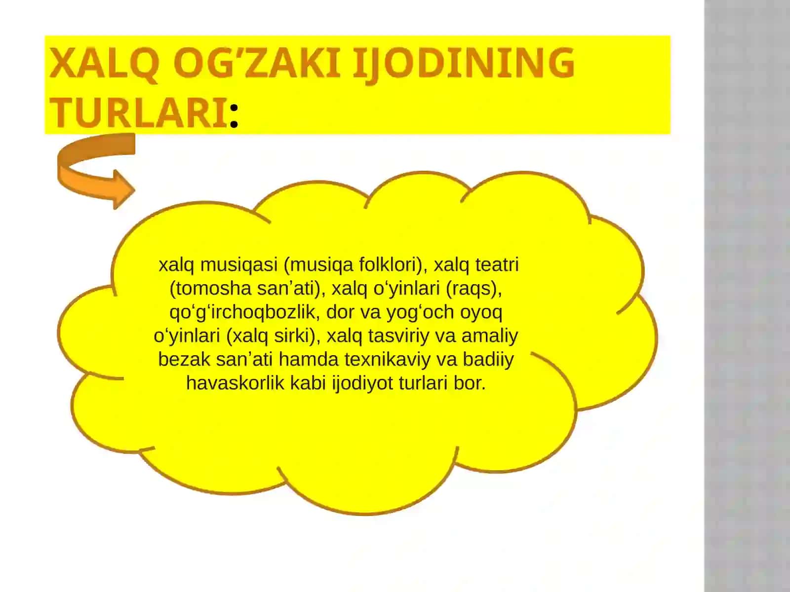 Xalq og’zaki ijodida tarbiyaviy g’oyalar 4