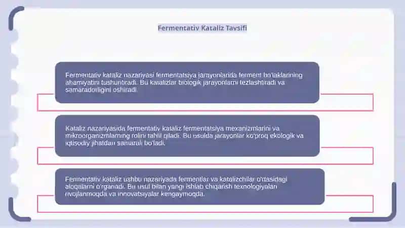 Kataliz nazariyasi fermentativ kataliz 4
