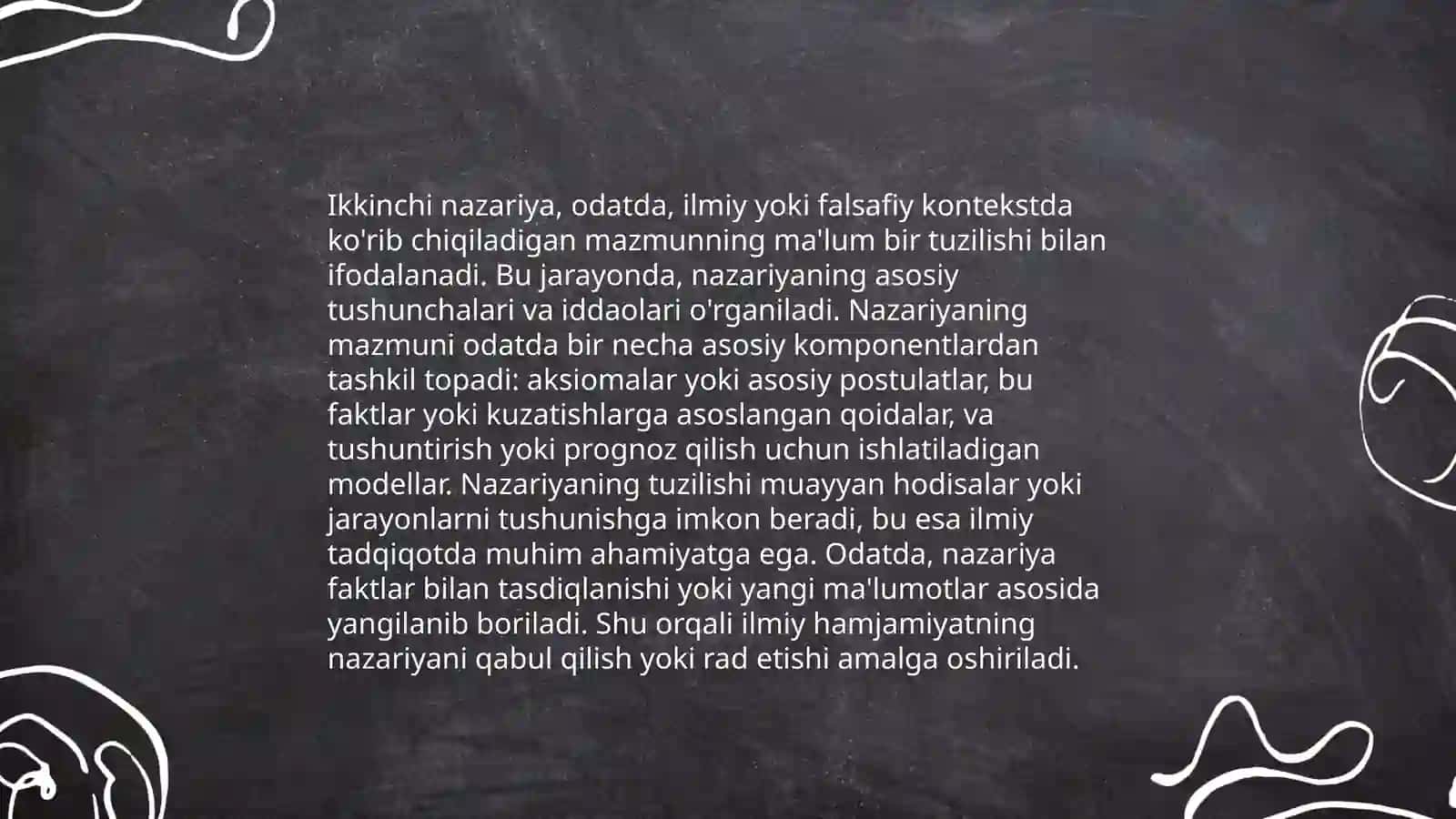 Nazariyaning Mohiyati 4