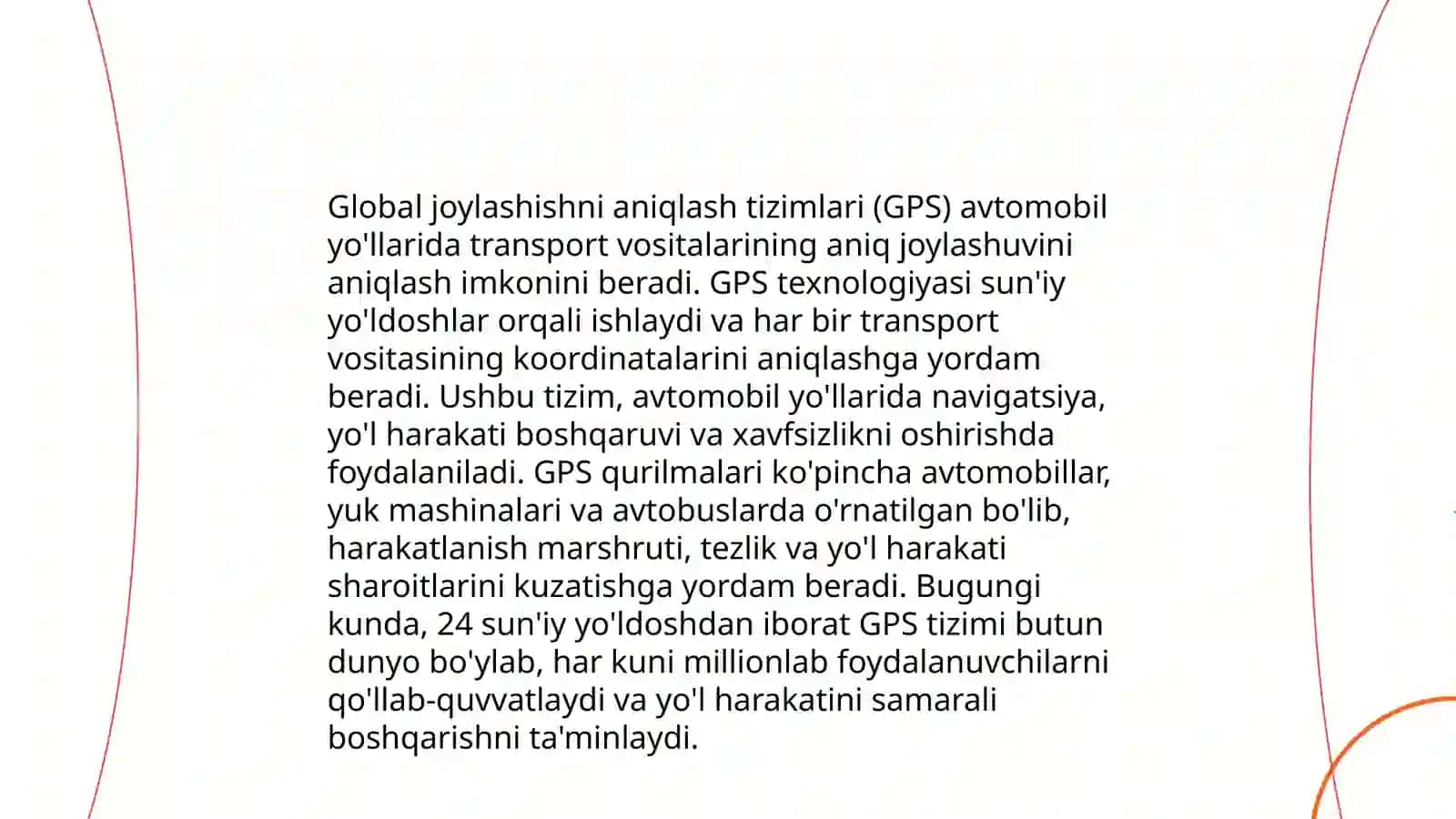 Avtomobil yoʻllarini qidiruvida masofadan zondlash 4