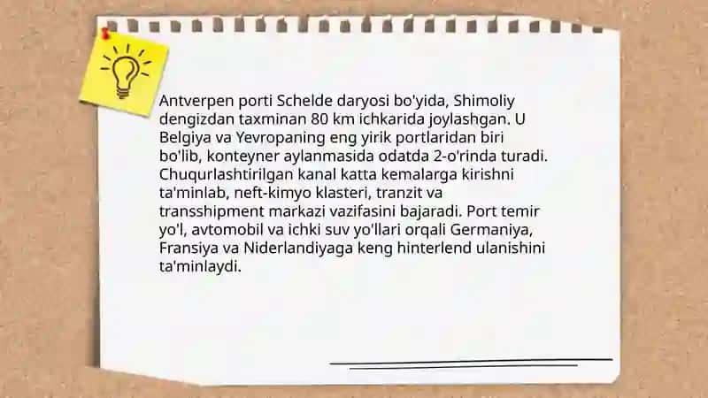 Antverpen portining tarixi va rivojlanishi 4