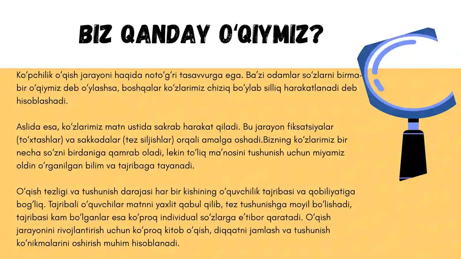 O'qish qobilyatlari 4