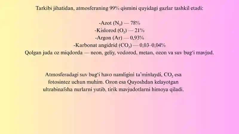 Atmosfera qavatlarining gigienasi 4