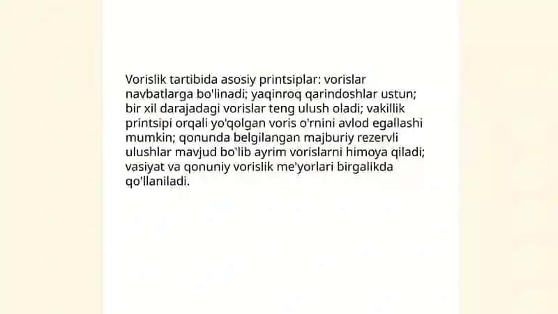 Qonun boʻyicha vorislik 4