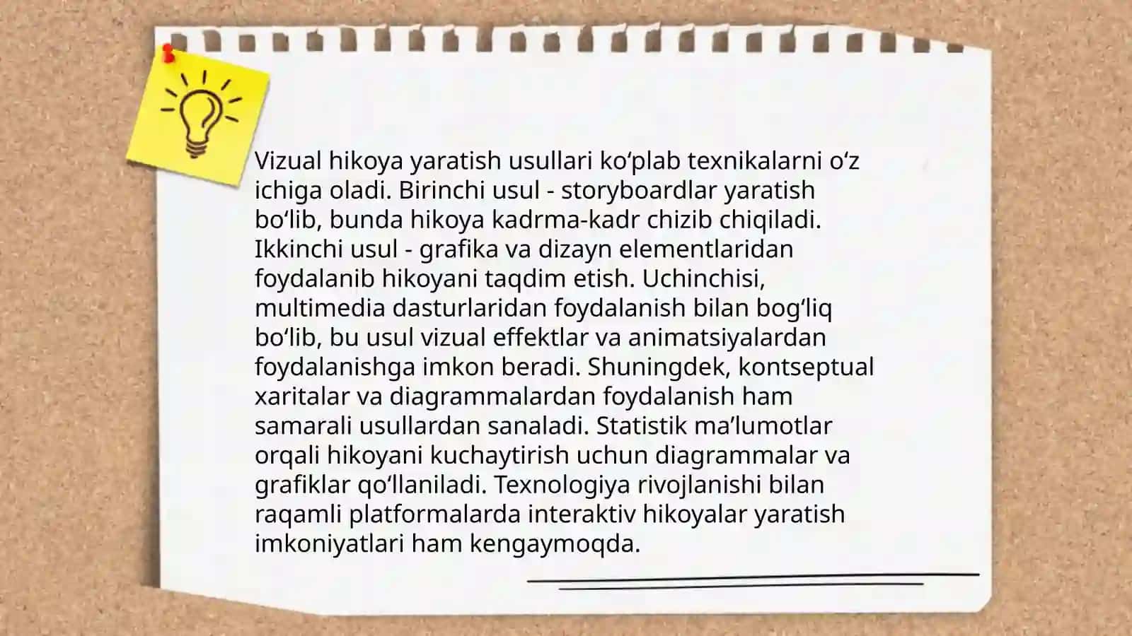 Qisqa metrajli vizual media mahsulotlar yaratish 4