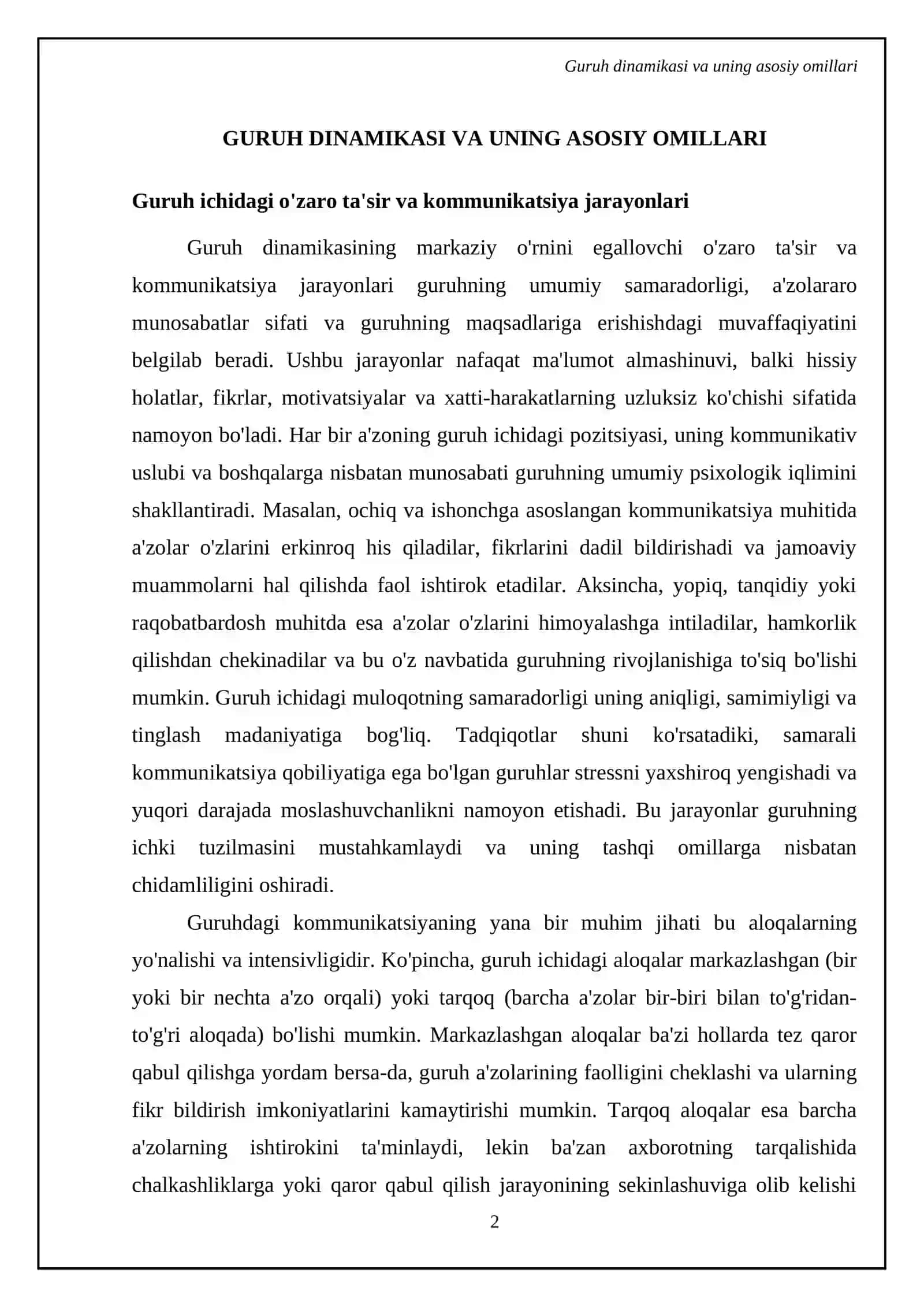 Guruhlar psixologiyasi 4