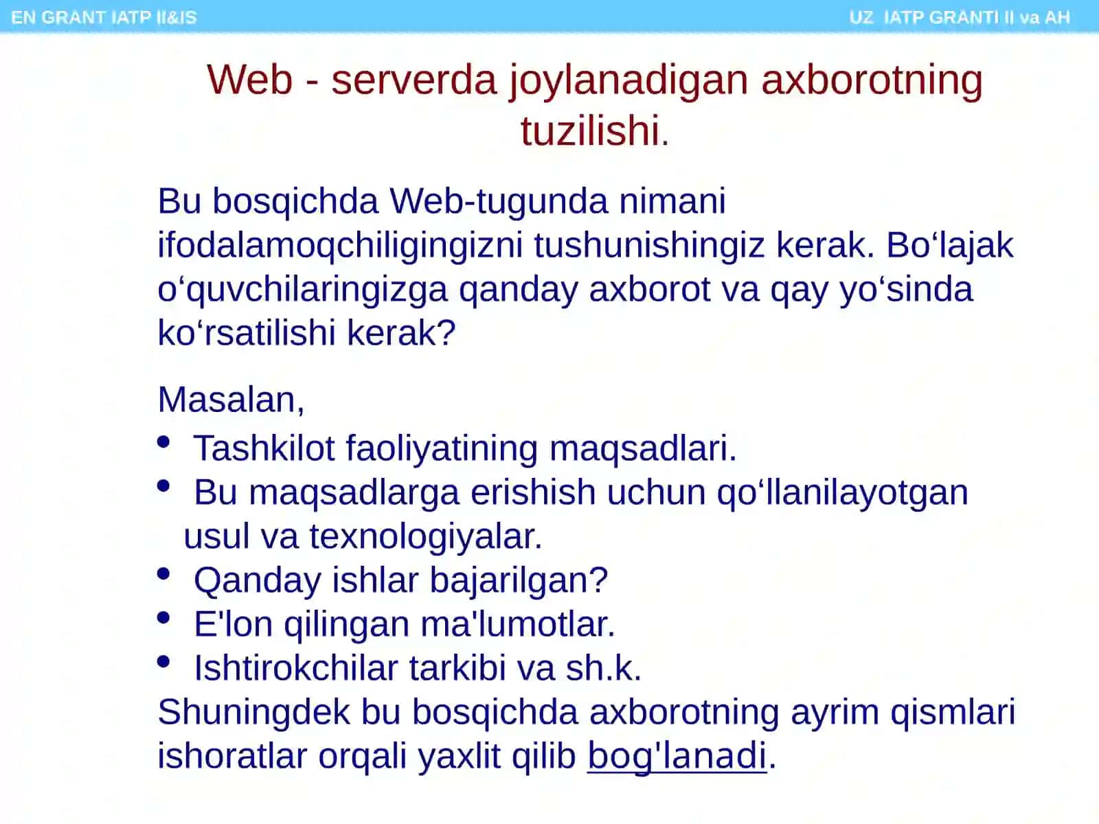WEB - SAHIFALAR YARATISH 4
