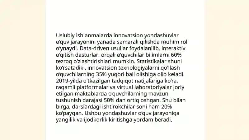 Uslubiy ishlanmalar tayyorlash 4