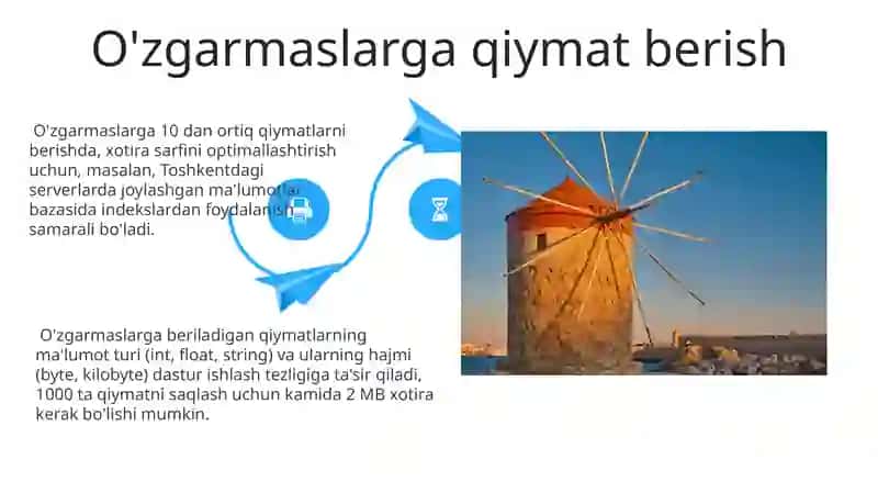 O'zgarmaslar 4