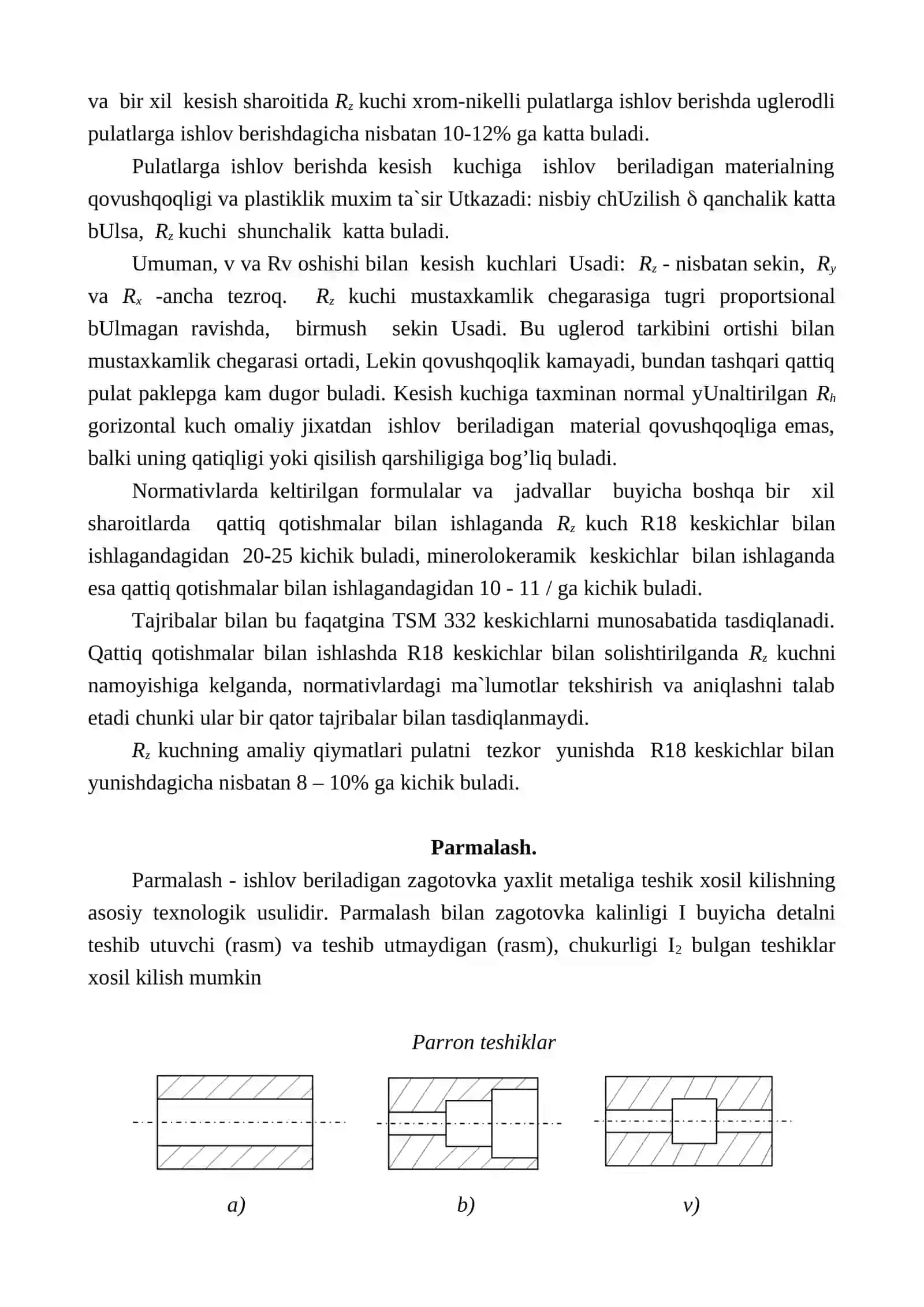 Pаrmаlаrning klаssifikаtsiyasi 4