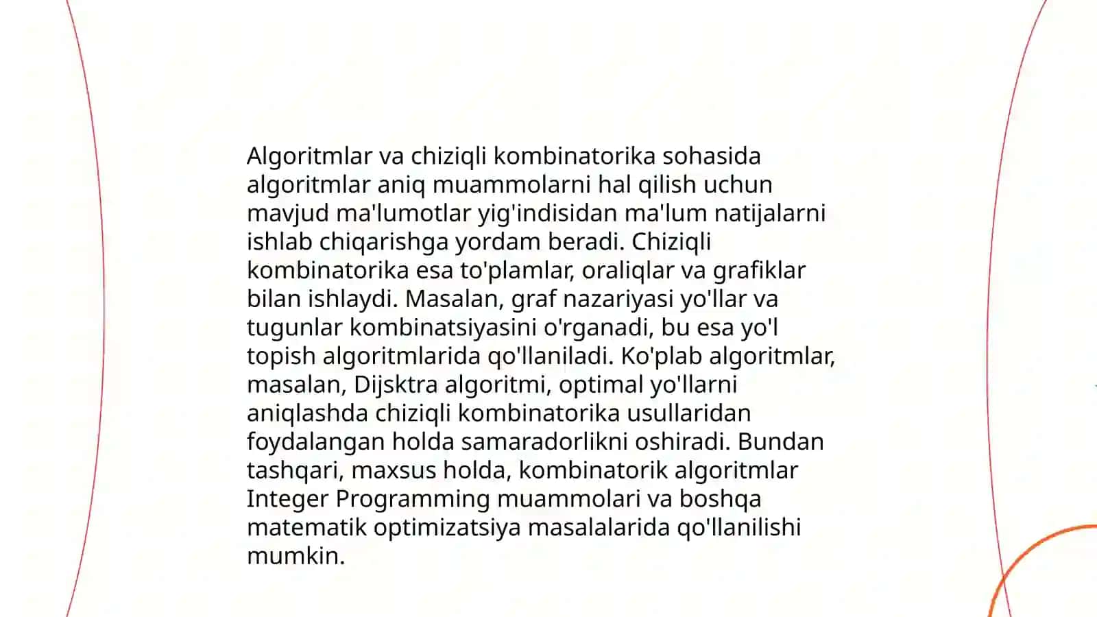 Chiziqli Kombinatorika Asoslari 4