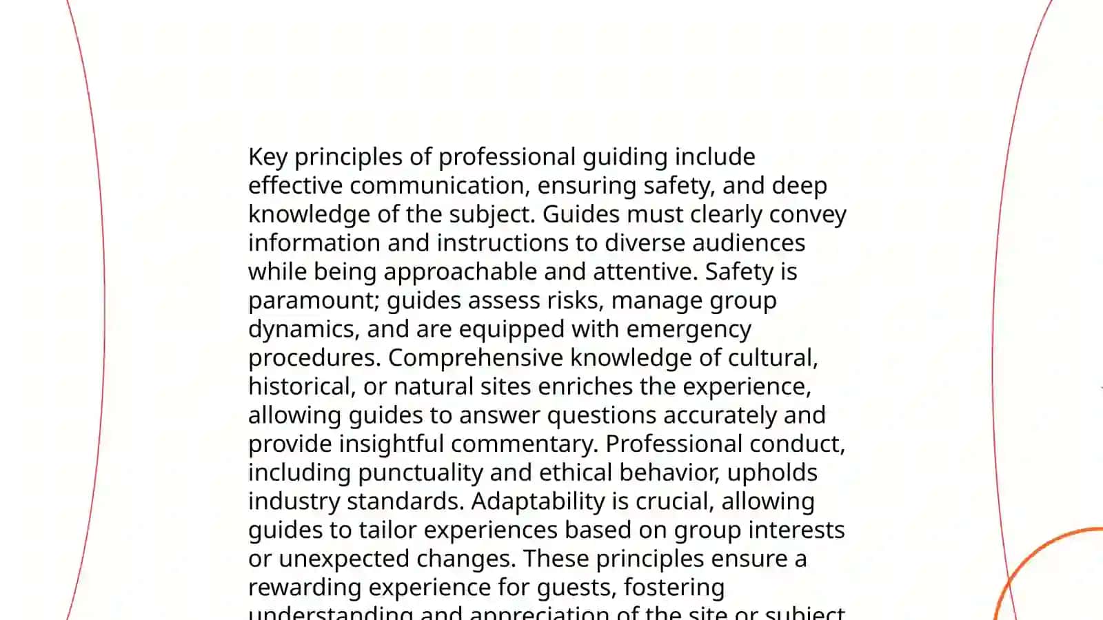Guide’s speech culture and its professional characteristics 4