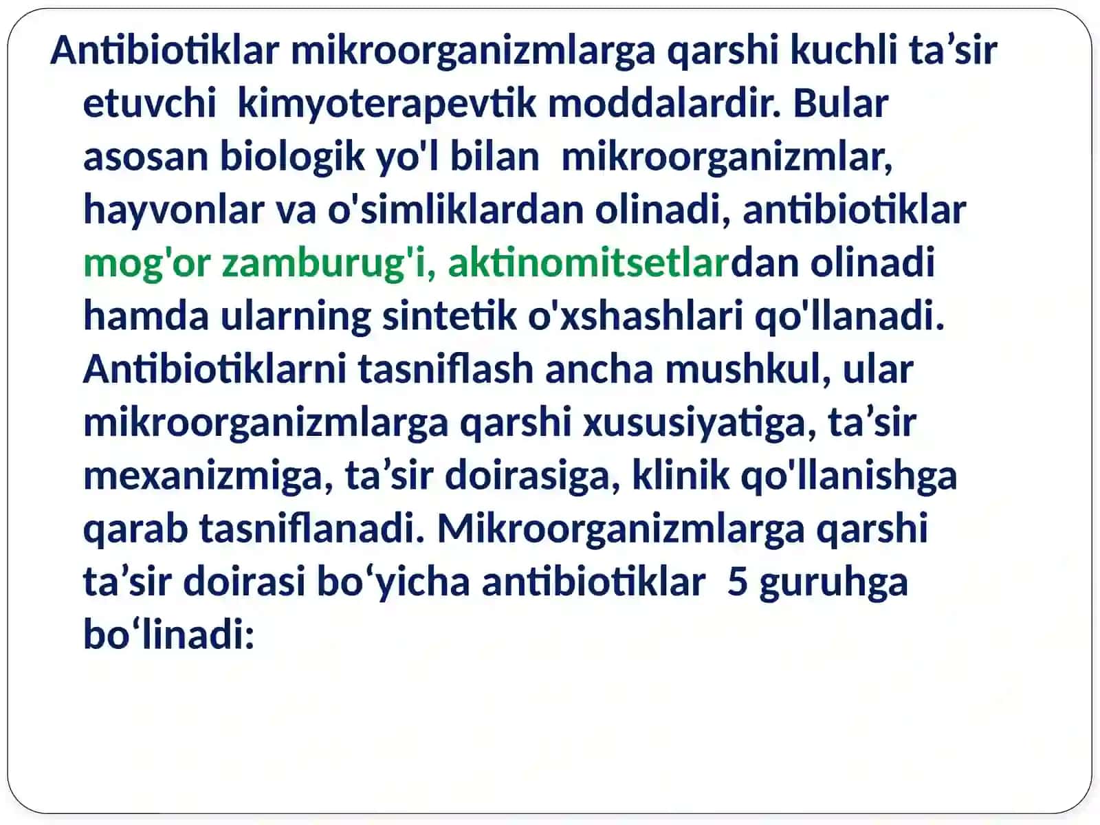 Antibiotiklar 4
