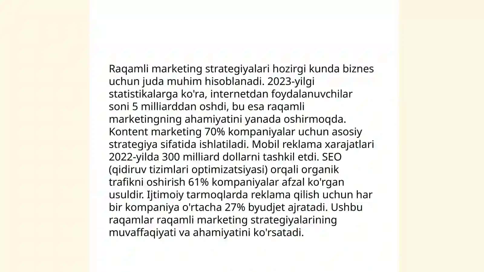 Axborot texnologiyalari rivojlanishi 4