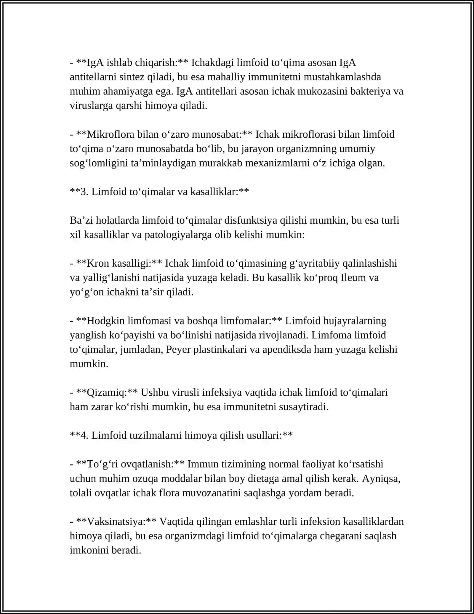 HAZM YO'LLARINING LIMFOID TUZILMALARI 4