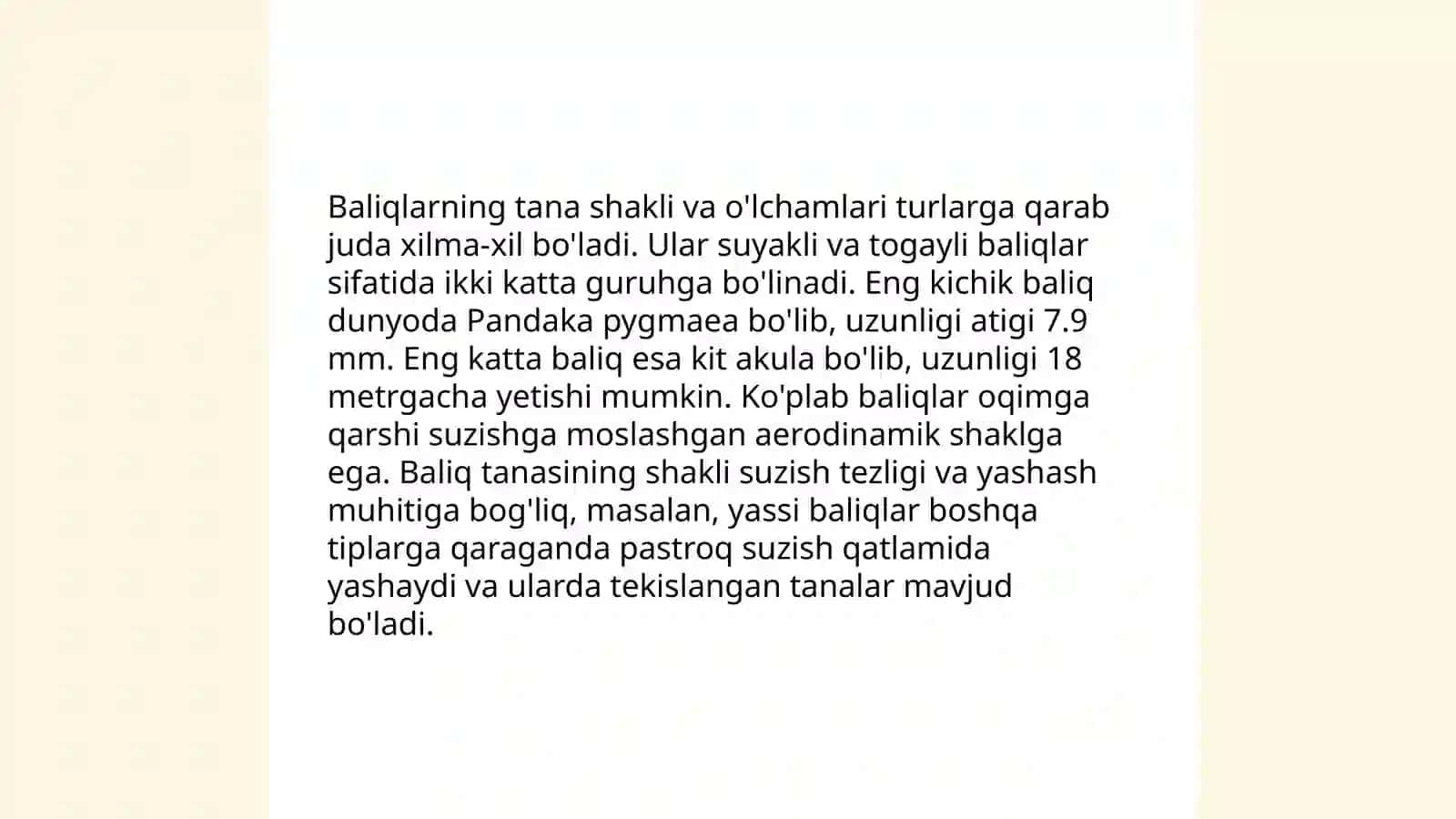 Baliqlarning Tashqi Tuzilishi 4