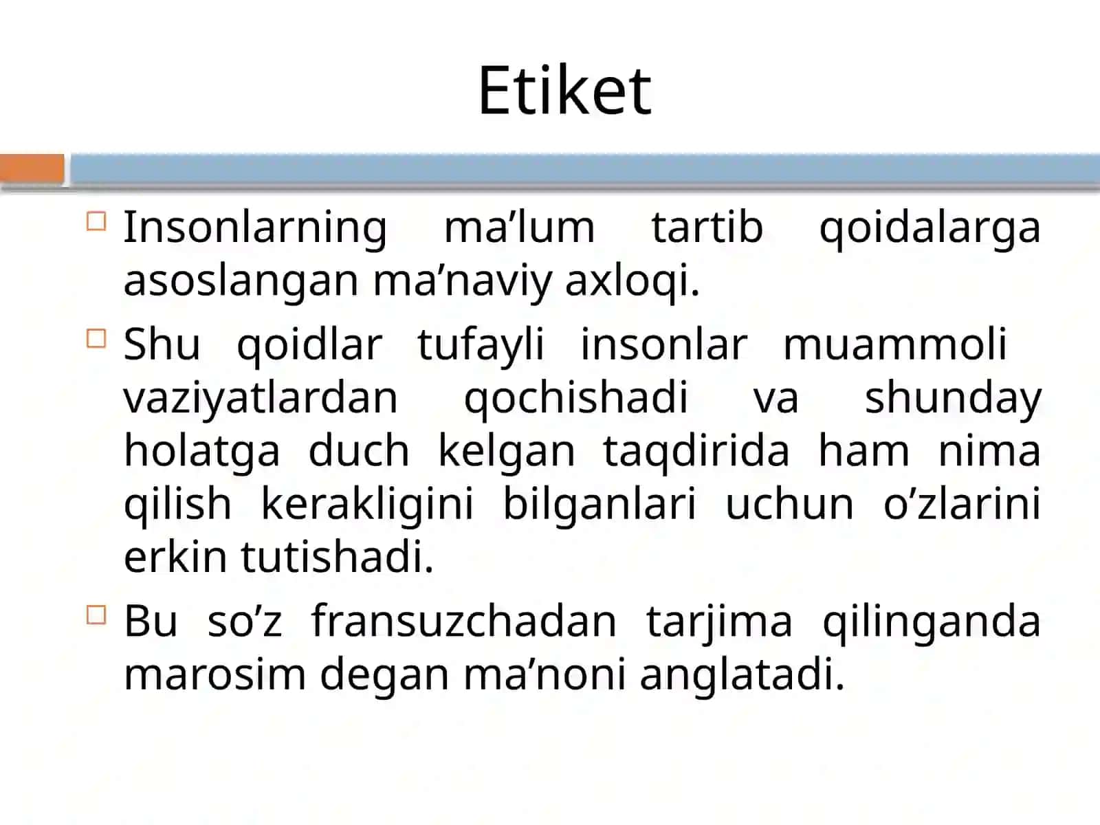 Kasbiymadaniyat va etiket 4