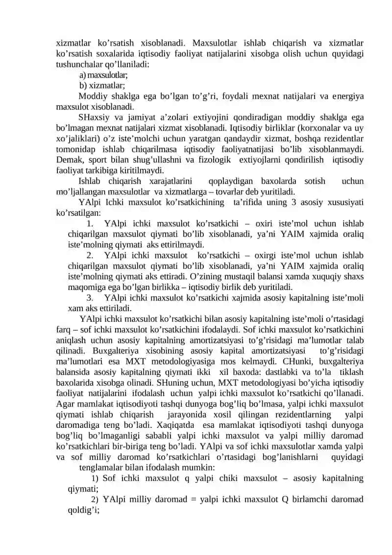 YAlpi ichki mahsulot statistikasi 4