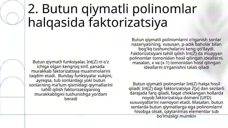 Butun qiymatli funksiyalar 4