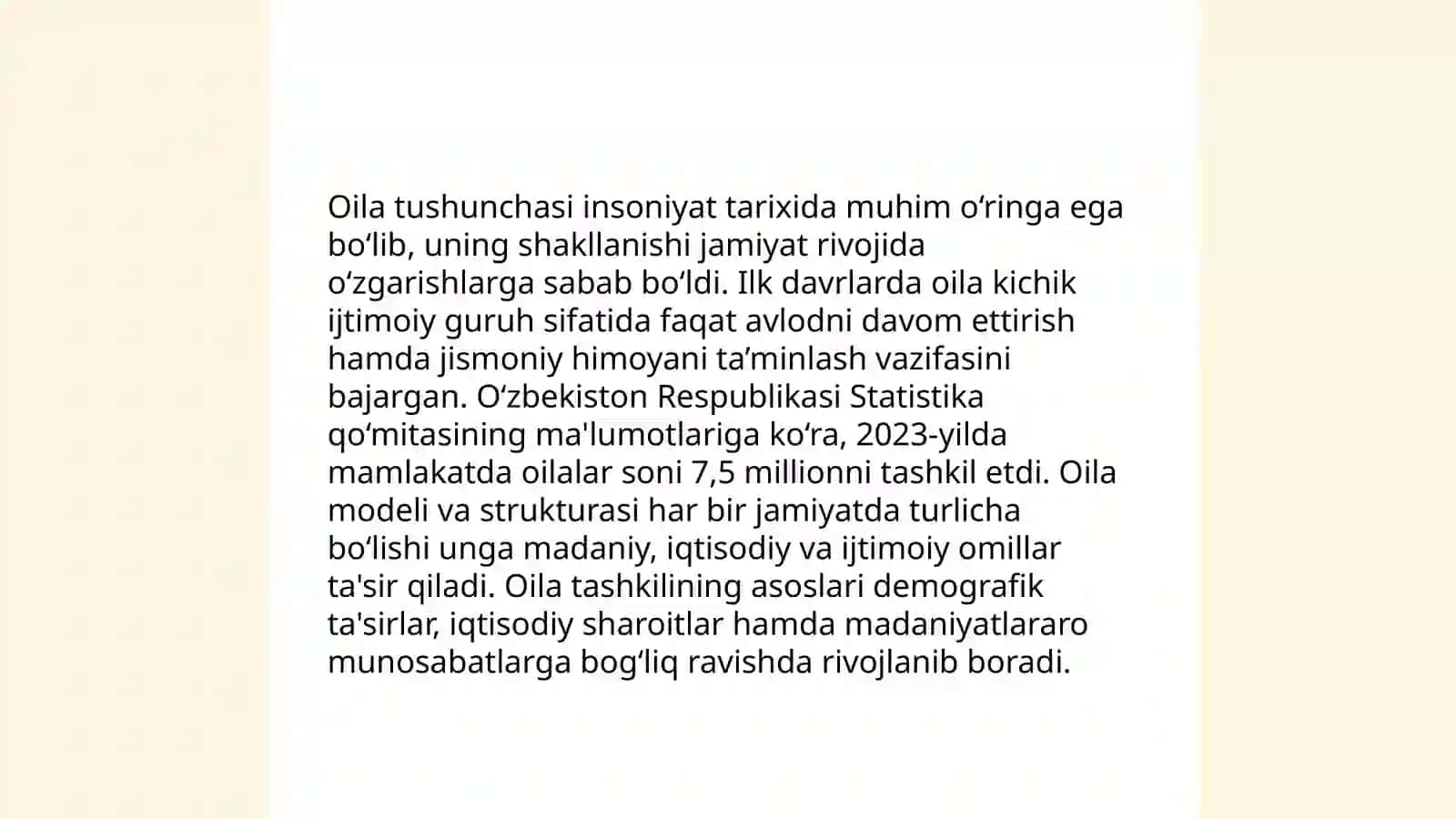 Notoʻliq oilaning kelib chiqishi sabablari va turlari 4