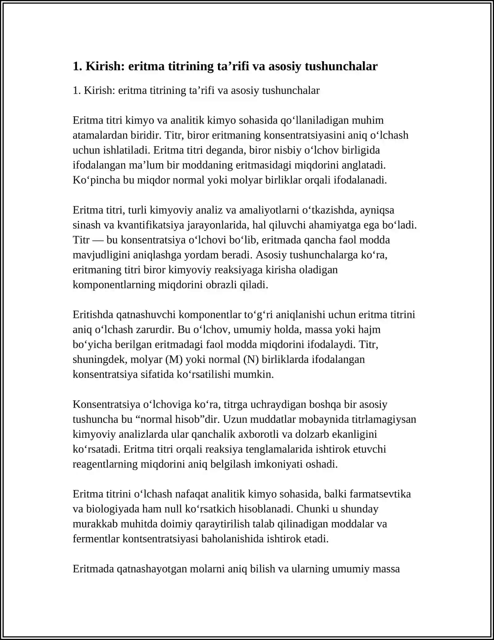 ERITMALARNING TITRINI ANIQLASH USULLARI 4