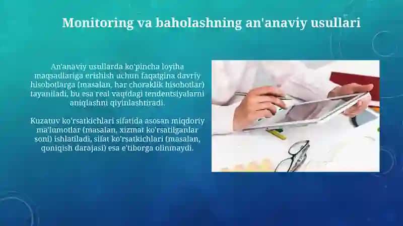 Nazorat qilish va baholashning zamonaviy usullari 4