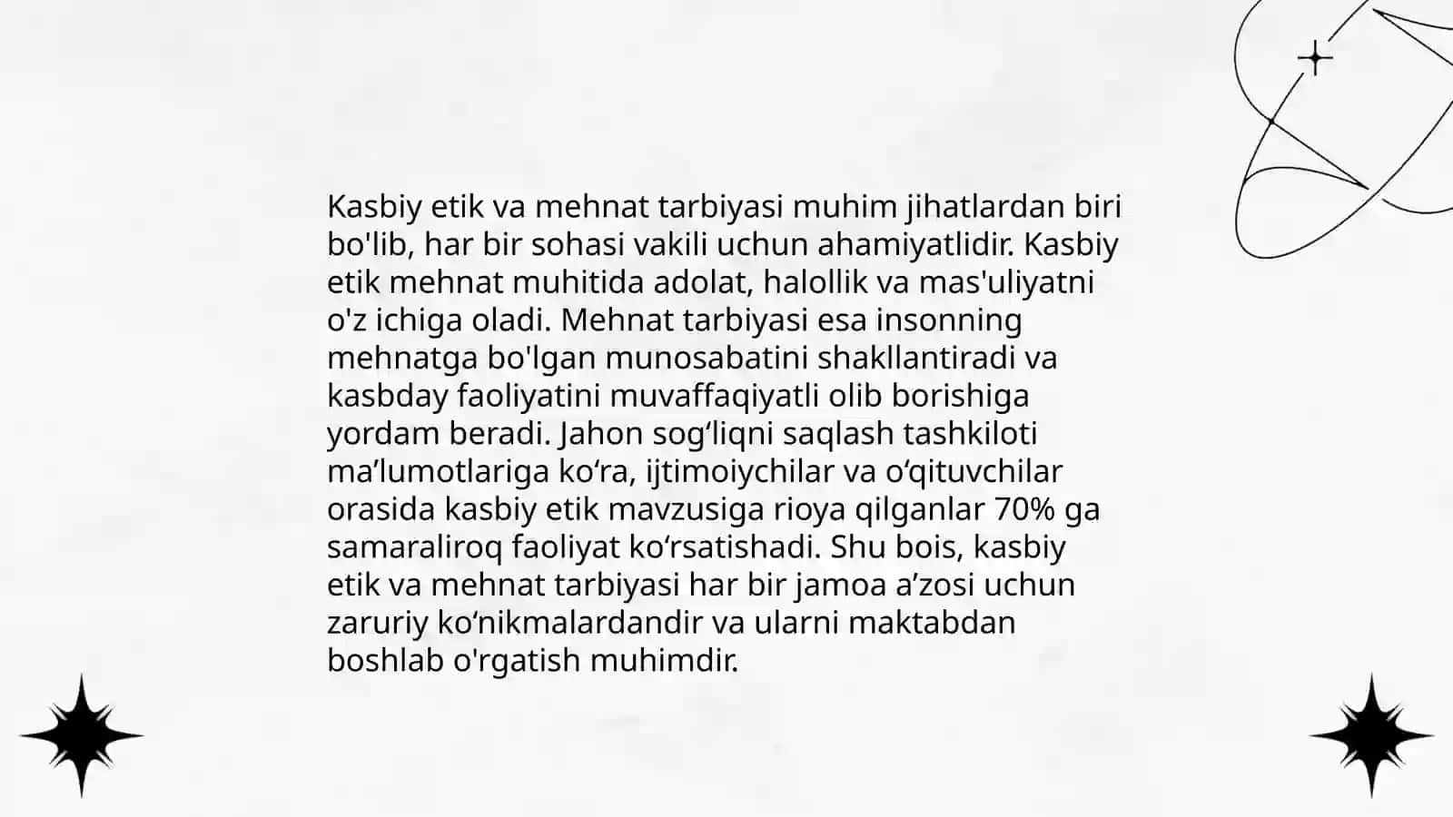 Professional ta'lim tarbiyasining mazmuni 4