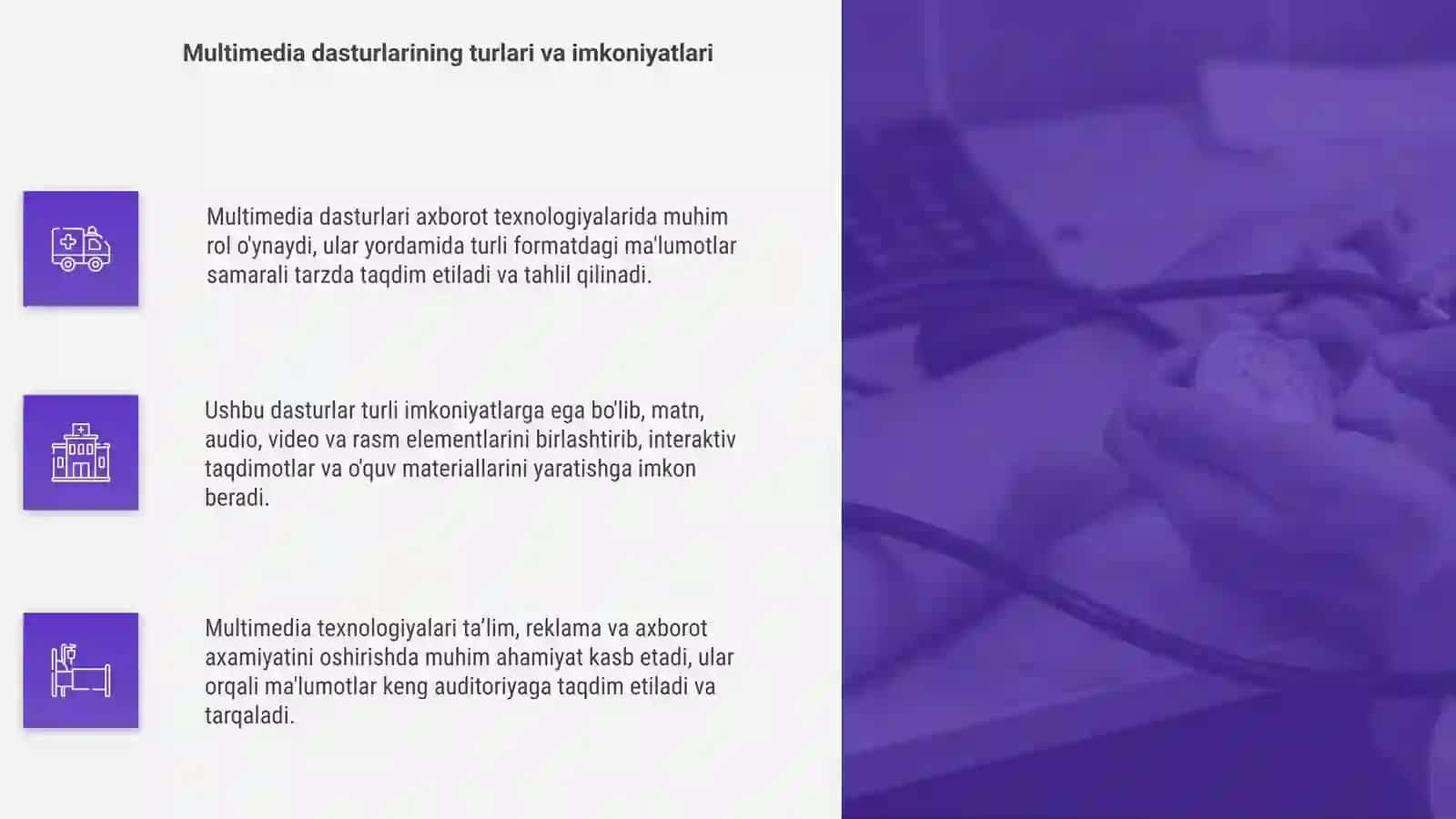 Axborot texnologiyalarida multimediya dasturlaridan foydalanish 4